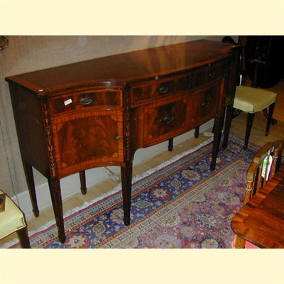 Lot 532 - Georgian Style Inlaid Mahogany Sideboard