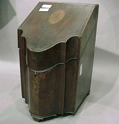 Lot 244 - George III Inlaid Mahogany Knife Box