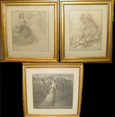 Lot 48 - Constantin Guys French, 1802-1892 WOMAN...