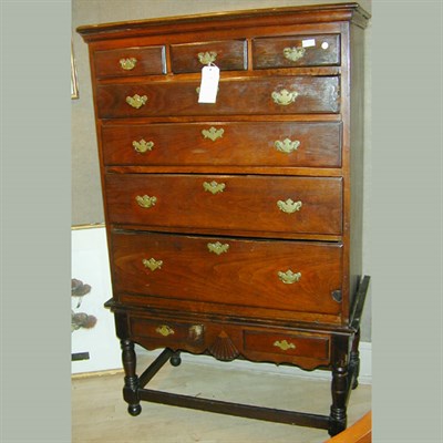 Lot 375 - American Walnut Chest on Stand