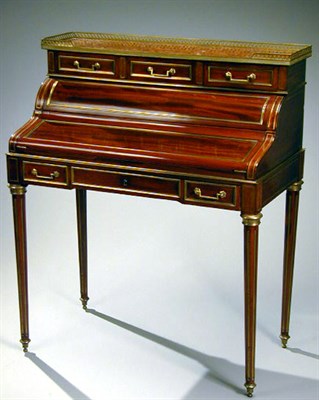 Lot 536 - Louis XVI Style Gilt-Bronze Mounted Mahogany...