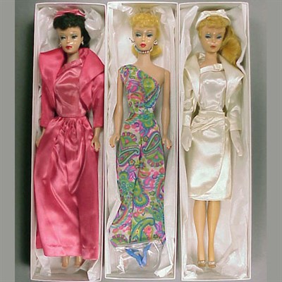Lot 138 - Group of Three #5 Ponytail Barbies Comprising...