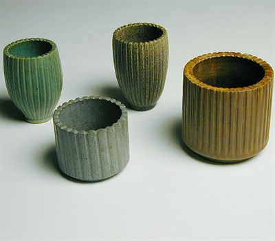 Lot 103 - Group of Four Pottery Vases Designed by Arne...