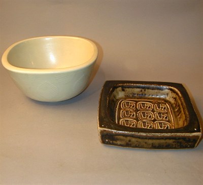 Lot 117 - Marselis Pottery Bowl With stylized leaf...