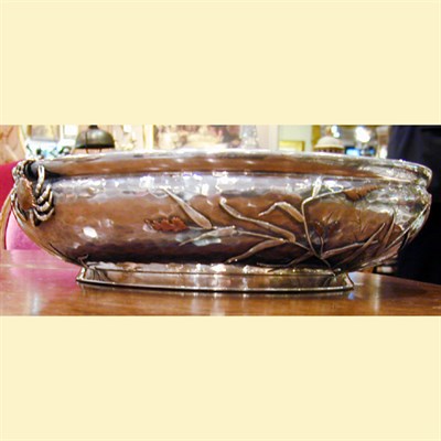 Lot 327 - Whiting Aesthetic Movement Silver and Copper...