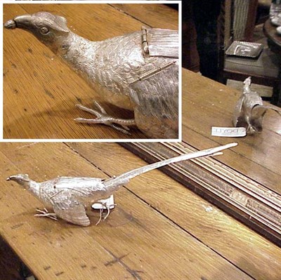 Lot 464 - Continental Silver Bird Approximately 28 ounces.