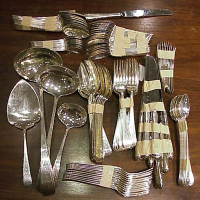 Lot 461 - Starr Sterling Silver Flatware Service...