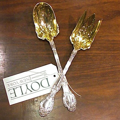 Lot 460 - Pair of Tiffany & Co. Sterling Silver Salad...