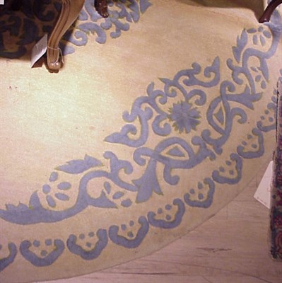 Lot 809 - Circular Hooked Rug Diameter approximately 7...
