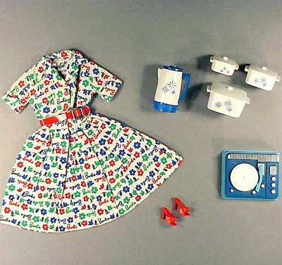 Lot 228 - #1034 Barbie Hostess Set With three-piece...
