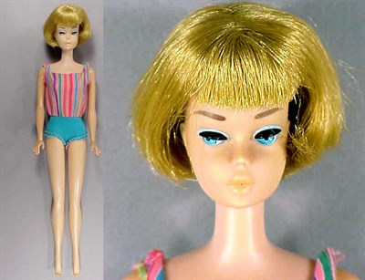 Lot 148 - Blonde American Girl Barbie Buttery lips,...