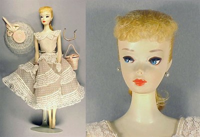 Lot 222 - #3 Blonde Ponytail Barbie In #966 Plantation...