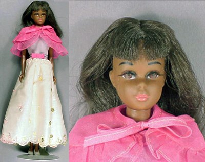 Lot 178 - Black Francie In #1260 First Formal. Hair not...