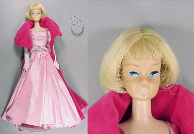 Lot 244 - Blonde American Girl Barbie Blue eyeshadow,...
