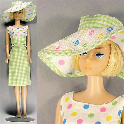 Lot 6 - Light Blonde American Girl Barbie Buttery lips,...