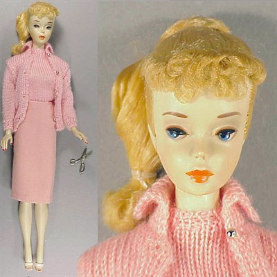Lot 219 - #3 Blonde Ponytail Barbie Smoky eyeshadow,...