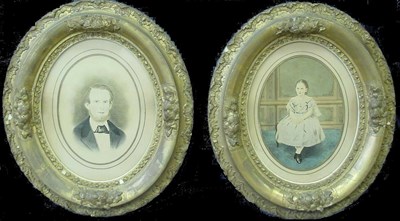 Lot 5 - American School 19th Century PORTRAIT OF A...
