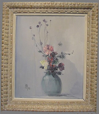 Lot 67 - Leon Dabo 1868-1960 FLORAL STILL LIFE...