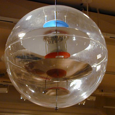 Lot 128 - Plastic Hanging Lamp Designed by Verner Panton...