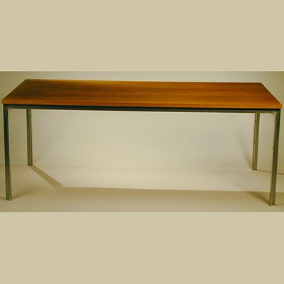 Lot 116 - Oak and Metal PK 55 Dining Table Designed by...