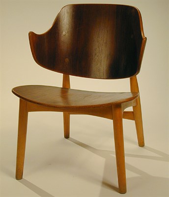 Lot 130 - Molded Plywood Armchair Designed by I.B....