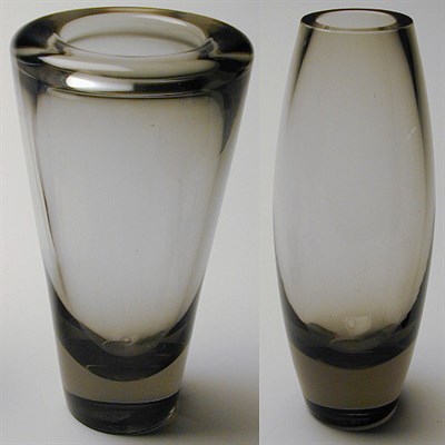 Lot 120 - Group of Four Holmegaard Glass Vases...