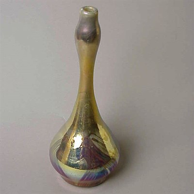 Lot 220 - Tiffany Favrile Glass Vase Of teardrop form,...