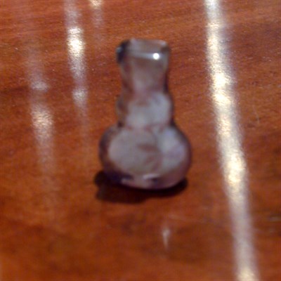 Lot 136 - De Vez Cameo Glass Miniature Vase Of shaped...