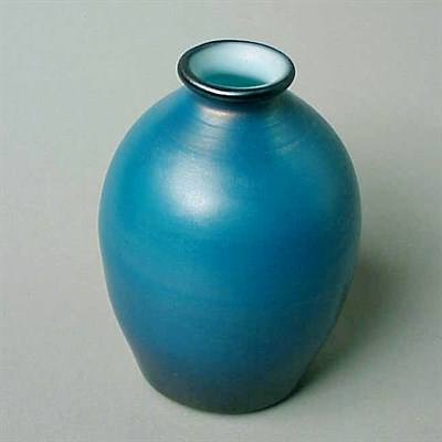 Lot 221 - Tiffany Favrile Glass Vase Of ovoid form, in...