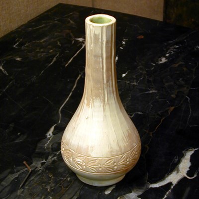 Lot 262 - Tiffany Pottery Vase Of teardrop form, in...