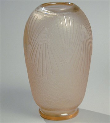 Lot 164 - Schneider Art Deco Glass Vase Of ovoid form,...