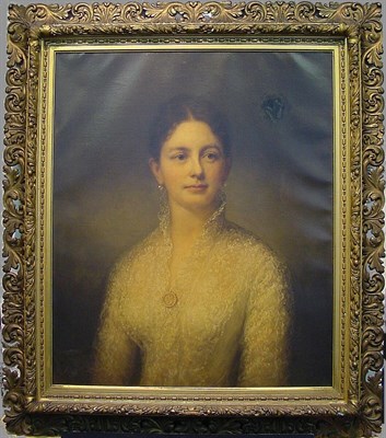 Lot 28 - Daniel Huntington American, 1816-1906 PORTRAIT...