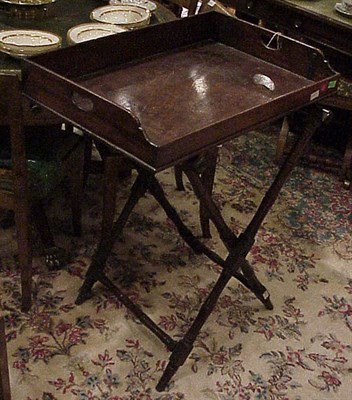 Lot 304 - George III Mahogany Butler's Tray on Stand