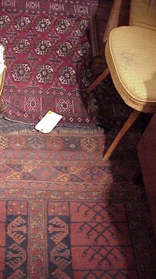 Lot 815 - Ersari Ensi Carpet, Pakistan Bokhara Rug and a...