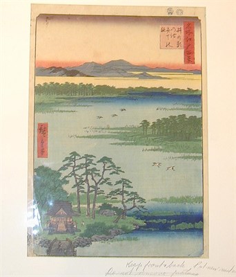 Lot 122 - Hiroshige- Meisho Edo hakkei,...