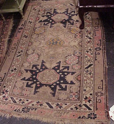 Lot 820 - Kurdish Rug, Belouch Rug, Kazak Rug and a...