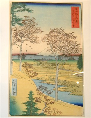 Lot 131 - Hiroshige. Fujisanjurokkei, Toto zu. Moderate...