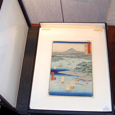 Lot 121 - Hiroshige. Rokuju yoshu meisho zu-e, Dewa....