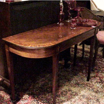 Lot 135 - George III Style Mahogany Console