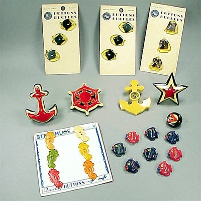 Lot 543 - Miscellaneous Group of Bakelite Buttons and...
