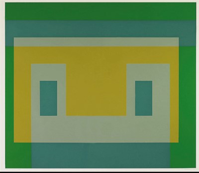 Lot 142 - Josef Albers SIX VARIANTS Set of six color...