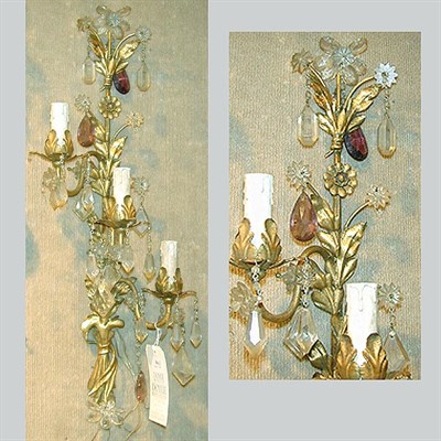 Lot 409 - Set of Four Continental Rococo Style...