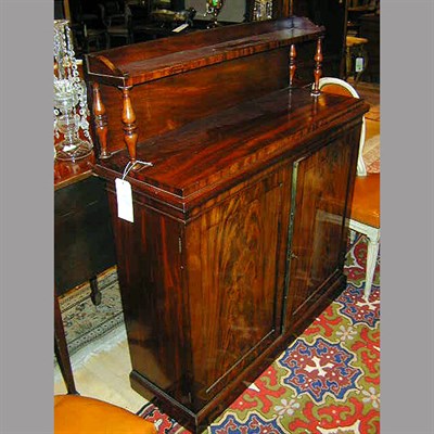 Lot 378 - Regency Mahogany Chiffonier