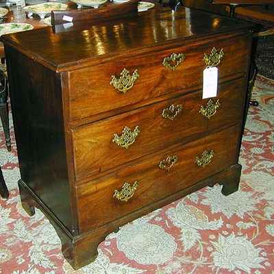 Lot 309 - George III Mahogany Chest of Drawers Late 18th...