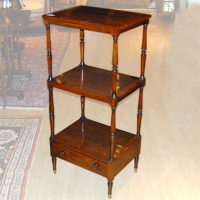 Lot 466 - Regency Rosewood Whatnot Early 19th century...