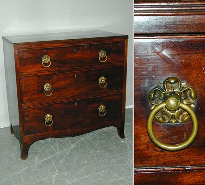 Lot 432 - Late George III Mahogany Chest of Drawers...