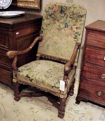 Lot 237 - Continental Baroque Style Needlepoint...