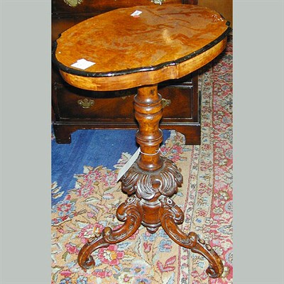 Lot 462 - Victorian Walnut Candle Stand