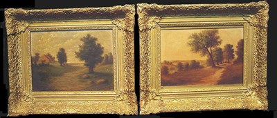Lot 75 - V.A.V. American, 19th century COUNTRY ROAD and...
