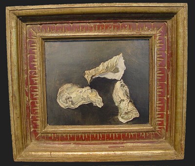 Lot 5A - American School 20th Century OYSTERS Oil on...